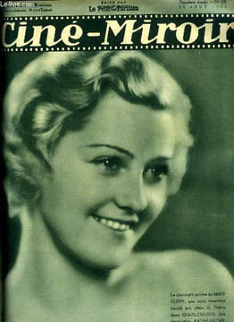 Ciné-miroir n° 438 - Le charmant sourire de Mary Glory, que nous reverrons bientot aux cotés de Raimu dans Charlemagne, Mary Marquet a l'écran, Ma ...