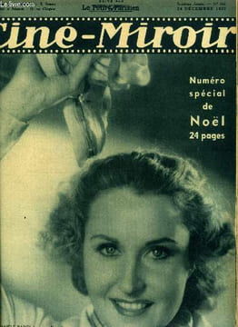 Ciné-miroir n° 664 - Danièle Parola apparait sous l'aspect d'une joyeuse aviatrice dans Aloha, le chant des iles, Heureux Noel, Les rois du sport, ...