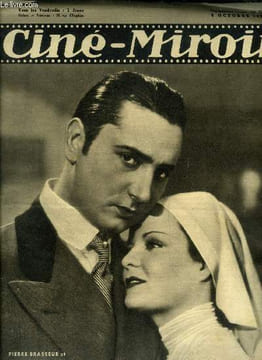 Ciné-miroir n° 757 - Pierre Brasseur et Madeleine Sologne dans une scène du film Le Père Lebonnard, Au service de la France, François Rosay a parlé au ...