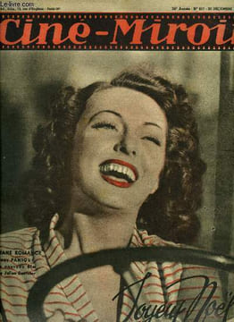 Ciné-miroir n° 817 - Viviane Romance dans Panique, le nouveau film de Julien Duvivier, Premier Noël de jeunes vedettes, Adieu chérie, un film de ...