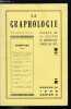 La graphologie n° 111 - Report de l'examen et de l'assemblée générale, correspondants étrangers, fête annuelle, Graphologie par Rose Wolfson, ...