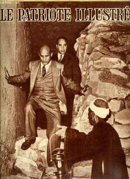 Le patriote illustré n° 12 - Visite a la pyramide de Sakkarah, Le XVe anniversaire du couronnement de S.S. le pape Pie XII, L'ouverture d'une nouvelle ...