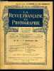 La revue française de photographie n° 89 - Le procédé au lavis bichromaté par Schneeberger, Un exposé de la sensitométrie a la société française de ...