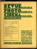 Revue française de photographie et de cinématographie n° 377 - Grammaire de l'art photographique ou sur la nécessité de codifier l'art photographique, ...