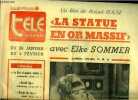 La dépêche - télé hebdo - La statue en or massif avec Elke Sommer, un film de Russel Rouse : Tiré d'un roman de Richard Sale, un vieil Hollywoodien, ...