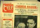 La dépêche - télé hebdo - Thérèse Raquin avec Simone Signoret et Raf Vallone, un film de Marcel Carné : Thérèse Raquin est la dernière oeuvre ...