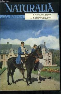 Naturalia n° 53 - Pourquoi dormons nous ? par Dr Lucien Marceron, L'élevage du faisan par Jérome Nadaud, L'oeil par A. Codaccioni, Les flamants par ...