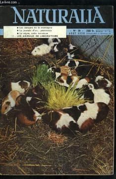 Naturalia n° 59 - Avant de partir a la montagne par Dr Lucien Marceron, Le lac Léman : histoire, géologie, hydrobiologie par G. Perche, Animaux de ...