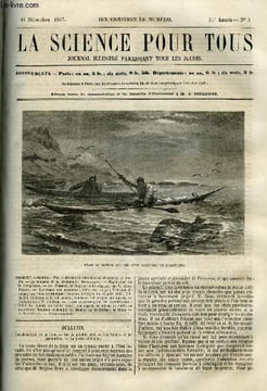 La science pour tous n° 3 - Transformation de la Crau, Sur le pendule réel, Les limaces et les grenouilles, La pierre artificielle, Le tombeau de la ...