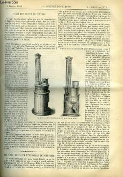 La science pour tous n° 6 - Essai des huiles de pétrole, Les conférences sur l'expédition du pole nord, Les offuscations du soleil et les brouillards ...