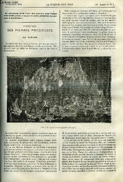 La science pour tous n° 1 - Formation des pierres précieuses, la topaze par J. Rambosson, L'isthme de Suez, Son inauguration, Invention qui s'apprête ...