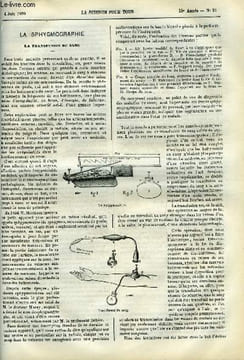 La science pour tous n° 27 - La sphygmographie, la transfusion du sang par E. Fremy, Le télescope dans l'antiquité par Babinet, Les boussoles et les ...