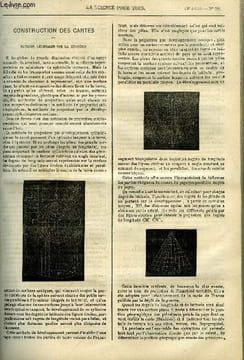 La science pour tous n° 20 - Construction des cartes, notions générales sur la géodésie, Livingstone et Stanley, Les récents progrès de la prévision ...
