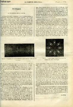 La science pour tous n° 35 - La polarisation de la lumière, Encore quelques mots a propso de la quadrature du cercle, Les pyrénées, Géographie, ...