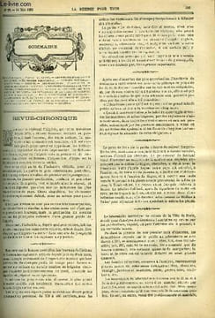 La science pour tous n° 20 - Le nickel, Les voyages d'une goutte d'eau, Un figuier phénoménal, Le lemur-Vari, L'eucalyptus, Nouveau laboratoire ...