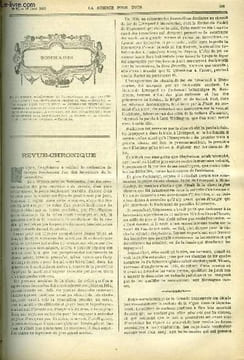 La science pour tous n° 25 - Le détroit du Pas de Calais et les projets de sa traversée par les trains de chemins de fer, Les voyages d'une goutte ...