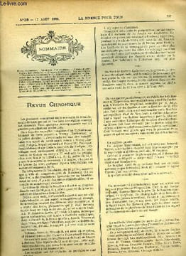 La science pour tous n° 33 - Des épistaxis, Les vinaigres, Les marabouts, La république Argentine, Albert le Grand et l'Alchimie, Idée première de la ...