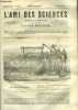 L'ami des sciences n° 15 - Philosophie des sciences, Magnétisme animal, Machine a vapeur régénératrice de Siemens, Moissonneuse automate d'Atkin, ...
