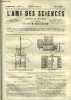 L'ami des sciences n° 16 - Progrès de la synthèse chimique, Magnétisme animal, Le feutre saeropile, Arpentage, Anémomètres électriques de M. du ...
