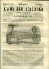 L'ami des sciences n° 17 - Machine a étirer les tuyaux de drainage, Magnétisme animal, Anémomètres électriques de M. du Moncel, Moniteur électrique ...