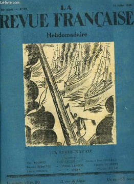 La revue française n° 29 - Une page du tapin : une souvenir de la rue d'Ulm par Paul Bourget, Le chapeau neuf par Pierre Ladoué, Réponse de M. Edouard ...