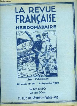 La revue française n° 36 - La rentrée par Antoine Redier, Forfanterie mondiale par Henry de Forge, Empereur de Madagascar par Jean d'Esme, Au concours ...