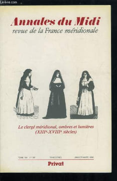 Annales du midi tome 104 n° 197 - Liaisons particulières ? Franciscains et testatrices a Marseille (1248-1320) par Francine Michaud, Implantation et ...