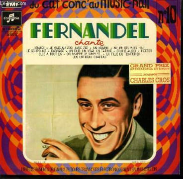 "DISQUE VINYLE 33T IGNACE / JE VAIS AU ZOO AVEC ZIZI / UN HOMME / NE ME DIS PLUS "" TU"" / LE SCHPOUNZ / BARNABE / UN DUR UN VRAI UN TATOUE / FELICIE ...