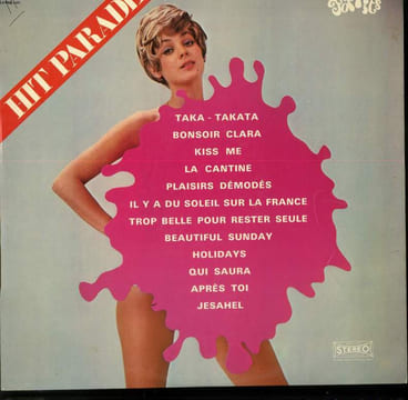 DISQUE VINYLE 33T POP HITS. TAKA TAKATA / BONSOIR CLARA / KISS ME / SUI SAURA / BEAUTIFUL SUNDAY / TROP BELLE POUR RESTER SEULE / HOLYDAYS / APRES YOI ...