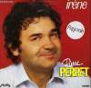 DISQUE VINYLE 33T IRENE / FEUILLE BLANCHE / LIRE / LE TOMBEUR / TOUS LES ENFANTS SONT MES ENFANTS / PAPY VOLE / VOIR / BERNARD PIVOT / C'EST AINSI ...