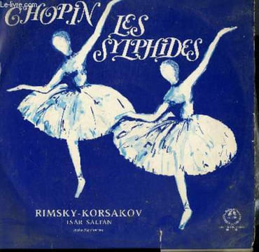 DISQUE VINYLE 33T LES SYLPHIDES PAR L'ORCHESTRE DE RADIO ZURICH SOUS LA DIRECTION DE BORIS MEERSSON / SUITE DU TZAR SALTAN. PAR L'ORCHESTRE ...