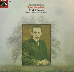 DISQUE VINYLE 33T SYMPHONY N° 1 IN D MINOR, OP 13. PAR THE LONDON SYMPHONY ORCHESTRA SOUS LA DIRECTION DE ANDRE PREVIN.