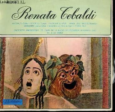 DISQUE VINYLE 33T... CHANTE. LA BOHEME DE PUCCINI / LA TRAVIATA DE VERDI / LA WALLY DE CATALINI / AÏDA DE VERDI / MEFISTOFELE DE BOITO / ANDREA ...