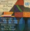 DISQUE VINYLE 33T FESTIVAL INTERNATIONAL DU PIANO. CONCERT AU PROFIT DES REFUGIES.. CLAUDIO ARRAU / WILHELM BACKHAUS / BYRON JANIS...