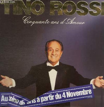 DISQUE VINYLE 33T CINQUANTE ANS D'AMOUR, GRAND-MERE ON T'AIME, LA GUERRE DES GOSSES, RETOUT AU VILLAGE, TOUT ME RAPPELLE VOUS, LA CHANSON, UN ENFANT ...