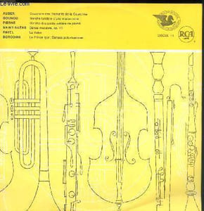 DISQUE VINYLE 33T OUVERTURE DES DIAMANTS DE LA COURONNE, MARCHE FUNEBRE D'UNE MARIONNETTE, MARCHE DES PETIS SOLDATS DE PLOMB, DANSE MACABRE, LA VALSE, LE PRINCE IGOR: DANSES POLOVTSIENNES.