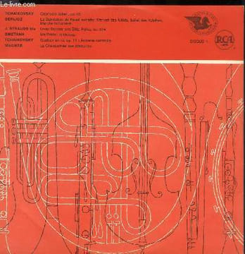 DISQUE VINYLE 33T CAPRICCIO ITALIEN, LA DAMNATION DE FAUST, ESTRAITS: MENUET DES FOLLETS, BALLETS DES SYLPHES MARCHE HONGROISE, UNTER DONNER UND ...