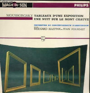 DISQUE VINYLE 33T TABLEAUX D'UNE EXPOSITION, UNE NUIT SUR LE MONT CHAUVE.