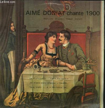 DISQUE VINYLE 33T LA MATTCHICHE, TU VERRAS MONTMARTRE, AH! SI VOUS VOULEZ D'L'AMOUR, Y'A QU'L'AMOUR, TES YEUX, AU R'VOIR ET MERCI, VIENS POUPOULE, ...