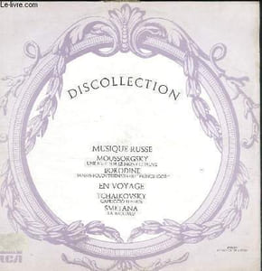 "DISQUE VINYLE 33T MUSIQUE RUSSE: UNE NUIT SUR LE MONT CHAUVE, DANSES POLOVTSIENNES DU ""PRINCE IGOR"". EN VOYAGE: CAPPRICIO ITALIEN, LE MOLDAU."