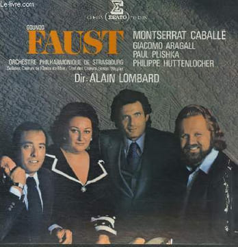 4 DISQUES VINYLES 33T DISQUE 1: ACTE I N°1 A 2. DISQUE 2: ACTE III N°7 A 9. DISQUE 3: ACTE IV ENTRACTE ET RECITATIF N°12 A 13. DISQUE 4: ACTE V N°19.. ...