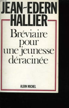 BREVIAIRE POUR UNE JEUNESSE DERACINEE.. HALLIER JEAN-EDERN.