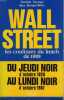 WALL STREET. LES COULISSES DU KRACH DE 1929.. THOMAS GORDON ET MORGAN - WITTS MAX.