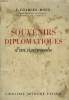 SOUVENIRS DIPLOMATIQUES D'UN AGE REVOLU.. CHARLES-ROUX F.