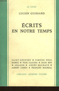 ECRITS EN NOTRE TEMPS.
