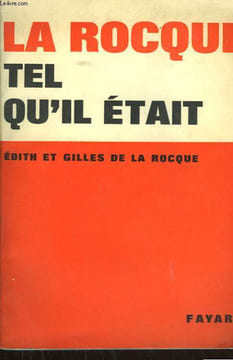 LA ROCQUE TEL QU'IL ETAIT.. DE LA ROCQUE EDITH ET GILLES.