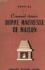 COMMENT DEVENIR BONNE MAITRESSE DE MAISON.. PAMPILLE.