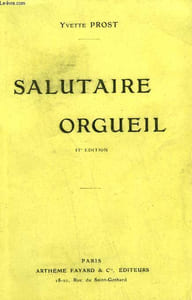 SALUTAIRE ORGUEIL.