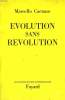 EVOLUTION SANS REVOLUTION.. CAETANO MARCELLO.