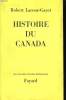 HISTOIRE DU CANADA.. LACOUR-GAYET ROBERT.